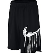 Nike Dry Short GFX - pantaloncini running - ragazzo, Black
