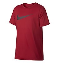 Nike Dry Training - T-Shirt fitness- bambino, Red
