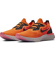 Nike Epic React Flyknit - Laufschuh Neutral - Herren, Orange