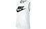 Nike Essential Tank - maglietta sportiva senza maniche - donna, White