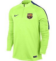 Nike FC Barcelona Squad - langärmliges Fußballtrikot - Herren, Green