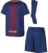 Nike Kid's Nike Breathe FC Barcellona Kit - set maglia - pantalone - calzini calcio, Blue