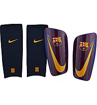 Nike FC Barcelona Mercurial Lite - parastinchi calcio, Blue/Dark Red