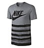Nike Flow Motion Futura T-Shirt Herren, Carbon Heather Grey