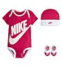 Nike Futura Logo Set 3 - set bebè, Red/White