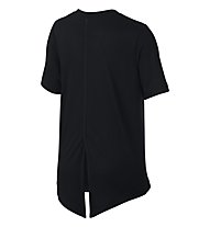 Nike Sportswear Top Girls' - T-shirt fitness - ragazza, Black/White
