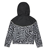 Nike NSW Big Kids' (Girls') Windrunner - giacca con cappuccio - ragazza, Grey/Black