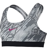 Nike Girls' Pro Bra Classic Sport-BH Mädchen, Grey