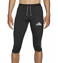 Nike GX 3/4 - pantaloni trailrunning corti - uomo, Black