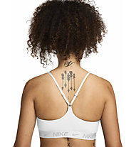 Nike Indy Pad W - reggiseno sportivo sostegno leggero - donna, White