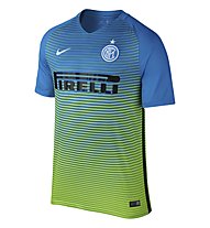 Nike Inter SS 3rd Stadium Jersey - maglia calcio Inter, Light Blue/Green