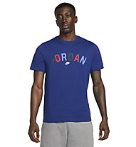 Nike Jordan Jordan Sport DNA Wordmark - T-shirt - uomo, Blue