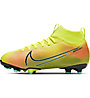 Nike JR Superfly 7 Academy MDS FG/MG - scarpe da calcio multiterreno - bambino, Yellow/Black/Green