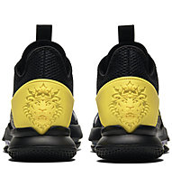 Nike LeBron Witness IV - scarpe da basket - uomo, Black/Yellow/Violet