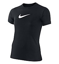 Nike Legend Girls' Short Sleeve Training Shirt - T-shirt ragazza, Black