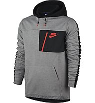 Nike Sportswear Advance 15 - Felpa con cappuccio fitness - uomo, Grey