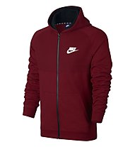 Nike Sportswear Advance 15 Hoodie - felpa con zip - uomo, Red