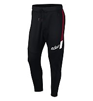 Nike Sportwear Essential Pant - pantaloni fitness - uomo, Black/Red