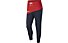 Nike Sportswear Swoosh French Terry - Trainingshose lang - Herren, Blue/Red