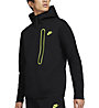 Nike M NSW Tech Fleece FZ - felpa con cappuccio - uomo, Black/Yellow