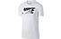 Nike Sportswear T-Shirt Swoosh Block - Fitness-Shirt - Herren, White
