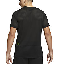 Nike M Short-Sleeve Training - T-shirt fitness - uomo, Black
