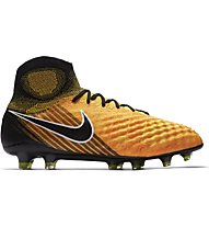 Nike Magista Obra II FG - scarpa da calcio terreni compatti, Orange/Black