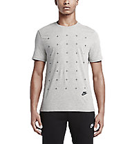 Nike Matte Silicon Futura T-shirt ginnastica, Grey/Dark Grey