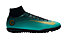 Nike MercurialX Superfly VI CLUB CR7 TF - Fußballschuh Hartplatz, Turquoise/Black