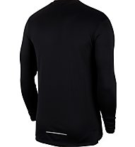 Nike Miler Long-Sleeve Running - maglia running a maniche lunghe - uomo, Black