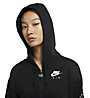 Nike Nike Air W Full-Zip Fleece Ho - Fleecepullover - Damen, Black