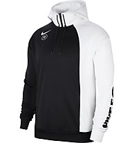 Nike F.C. Soccer Hoodie - felpa con cappuccio - uomo, Black/White