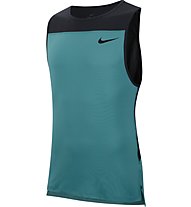 Nike Pro - top fitness - uomo, Blue/Black