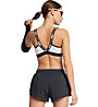 Nike Sport Distort Classic Medium Support - reggiseno sportivo supporto medio - donna, White/Black/Grey