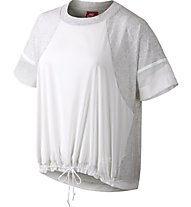 Nike SS Bonded Tee T-Shirt Donna, White