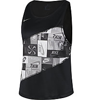 Nike Women's Running Tank - Runningshirt - Damen, Black