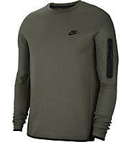 Nike NSW Tech Fleece M's Crew - Langarm-Pullover - Herren, Green