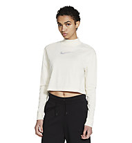 Nike Women's Tee Crop - Langarm-Shirt - Damen, White