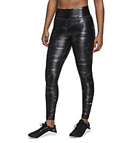 Nike One Camo W's Mid-Rise - pantaloni fitness - donna, Black