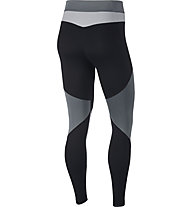 Nike One 7/8 - pantaloni fitness - donna, Black/Grey