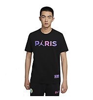 Nike Paris Saint-Germain Wordmark - T-Shirt basket - Herren, Black