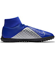 Nike Phantom Vision Club Dynamic Fit TF - scarpe da calcio terreni duri, Blue/Grey