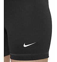 Nike Pro 3" Jr - pantaloni fitness - bambina, Black