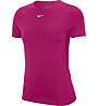 Nike Pro Top SS All Over Mesh - T-Shirt Training - Damen, Pink