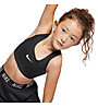 Nike Pro Classic 1 - reggiseno sportivo a supporto leggero - ragazza, Black