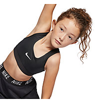 Nike Pro Classic 1 - reggiseno sportivo a supporto leggero - ragazza, Black