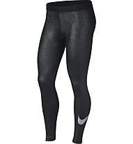 Nike Pro Cool Tight Gold - pantaloni lunghi fitness - donna, Black
