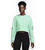 Nike Pro Dri-FIT French Terry W - Sweatshirt - Damen, Light Green