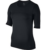 Nike Pro Hypercool - T-shirt fitness - donna, Black