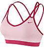 Nike Pro Indy Strappy Bra (Cup B) - reggiseno sportivo - donna, Pink/Red